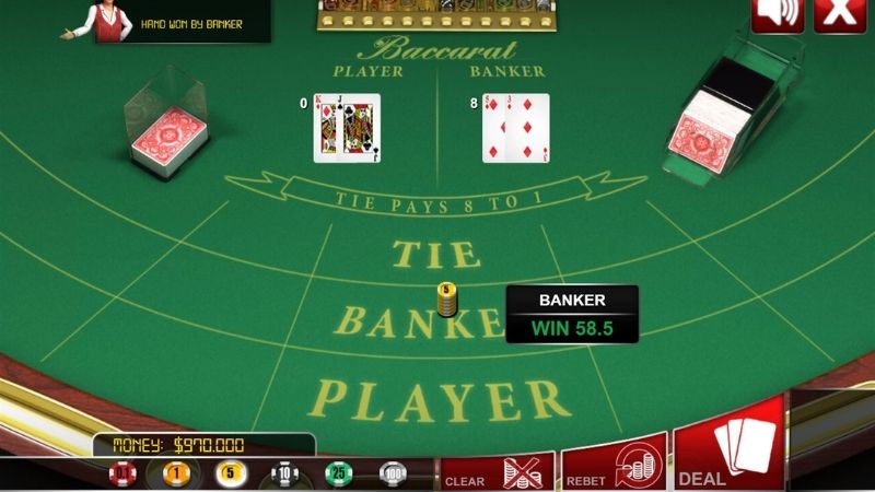 Chiến thuật Paroli Baccarat online