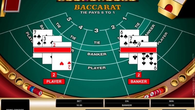 Quy tắc rút thêm bài Baccarat online