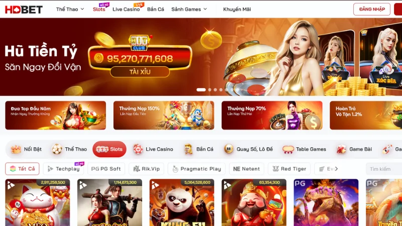 Game slots HDBET được thiết kế với nhiều chủ đề siêu hót
