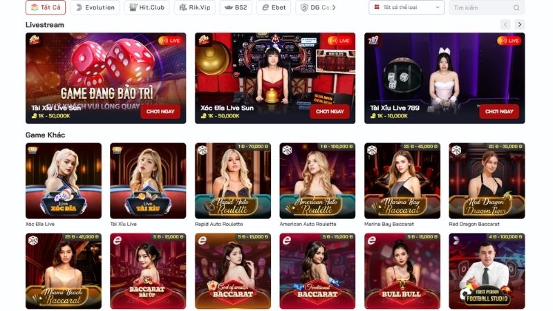 Điểm danh những siêu phẩm hấp dẫn tại Live Casino HDBET