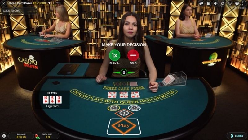 Live Casino HDBET Poker thách thức trí tuệ