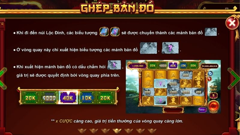 Ghép mảnh bản đồ kho báu Lộc Đỉnh Ký
