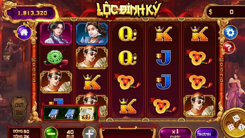 Giới thiệu game slot nổ hũ Lộc Đỉnh Ký