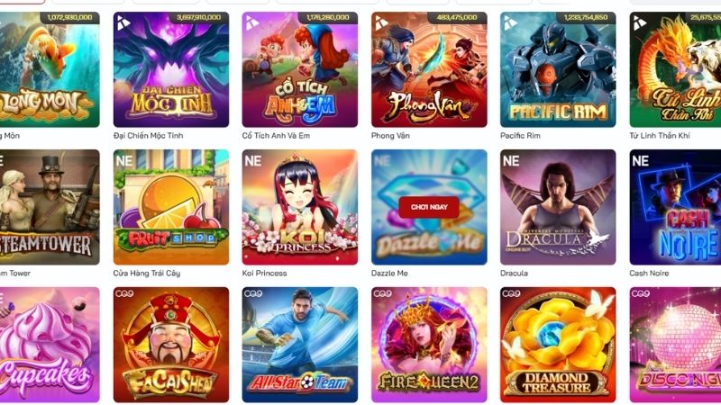 Kho game đồ sộ tại Slot Game HDBET